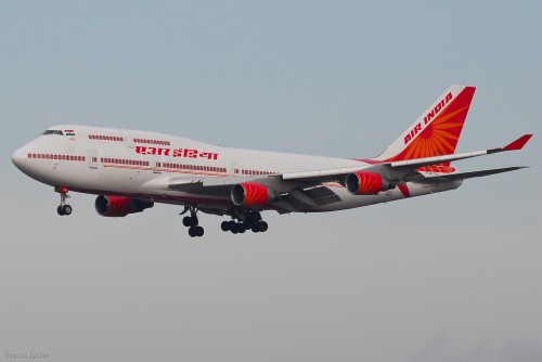 Air India still flies the Boeing 747 today. Photo by Thomas Becker.
