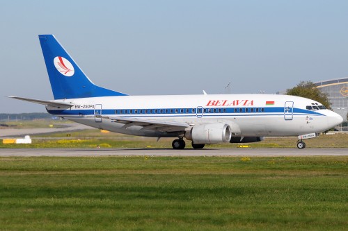 Belavia Boeing 737-500.