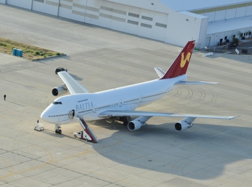 Baltia Air Lines second Boeing 747-200 (N706BL) sits in Victorville, CA in September 2011.