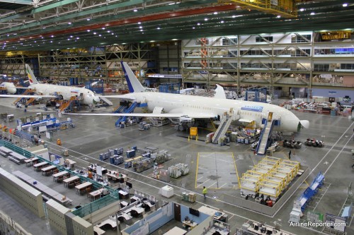 United's first Boeing 787 Dreamliner.