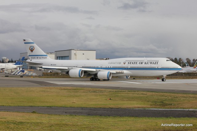 The government of Kuwait will take delivery of this BBJ 7478. 