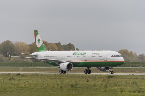 EVA Air becomes new A321 operator. The aircraft was delivered on lease via Aviation Capital Group to the airline. The airline expects to take delivery of 11 additional A321 aircraft. Image from Airbus. CLICK FOR LARGER.