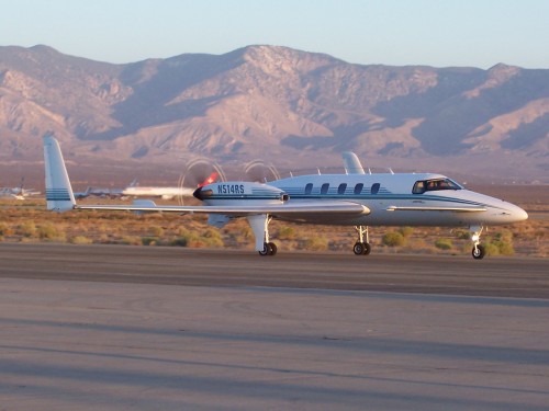 Beechcraft Starship N514RS at Mojave, CA