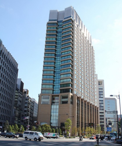 The Peninsula Hotel, where I stayed, which is a five star hotel located right in downtown Tokyo.