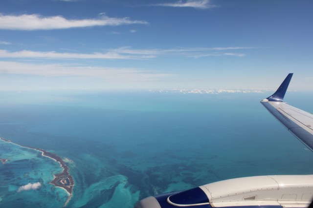 JetBlue flight from Nassau, The Bahamas to Boston on an E-190. CLICK FOR LARGER.