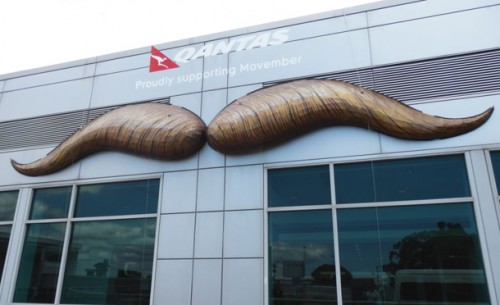 This terminal grows better facial hair than I do. Photo by Qantas.
