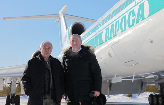The two pilots of Flight 514: Andrei Lamanov and Yevgeny Novoselov.