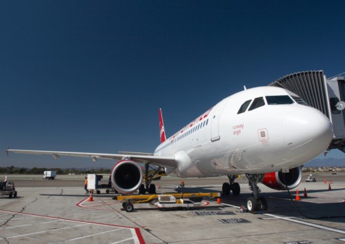 Virgin America Airbus A320 named "Runway Angel." You can name your own aircraft if you have a space $60k.