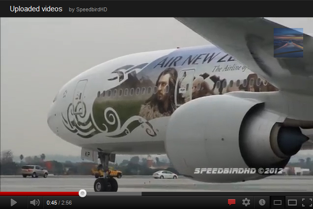 CLICK THE IMAGE to view the Air New Zealand Hobbit 777 at LAX.