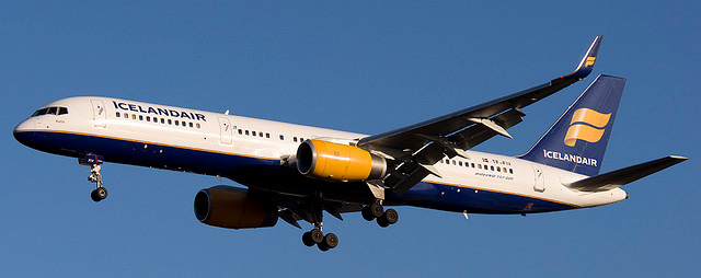 Icelandair currenlty only operates the Boeing 757. Image by: Daniel Jones / djlpbb40.