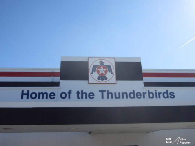 Welcome to the Home of the USAF Thunderbirds - Photo: Mal Muir - airlinereporter.com