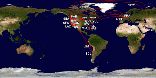 Over 90,000 miles were flown to cover stories for the blog in 2012.