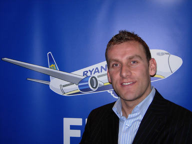 Stephen McNamara, currently head of PR for Ryanair.