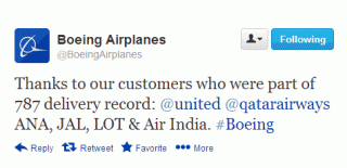 Boeing Tweet #2