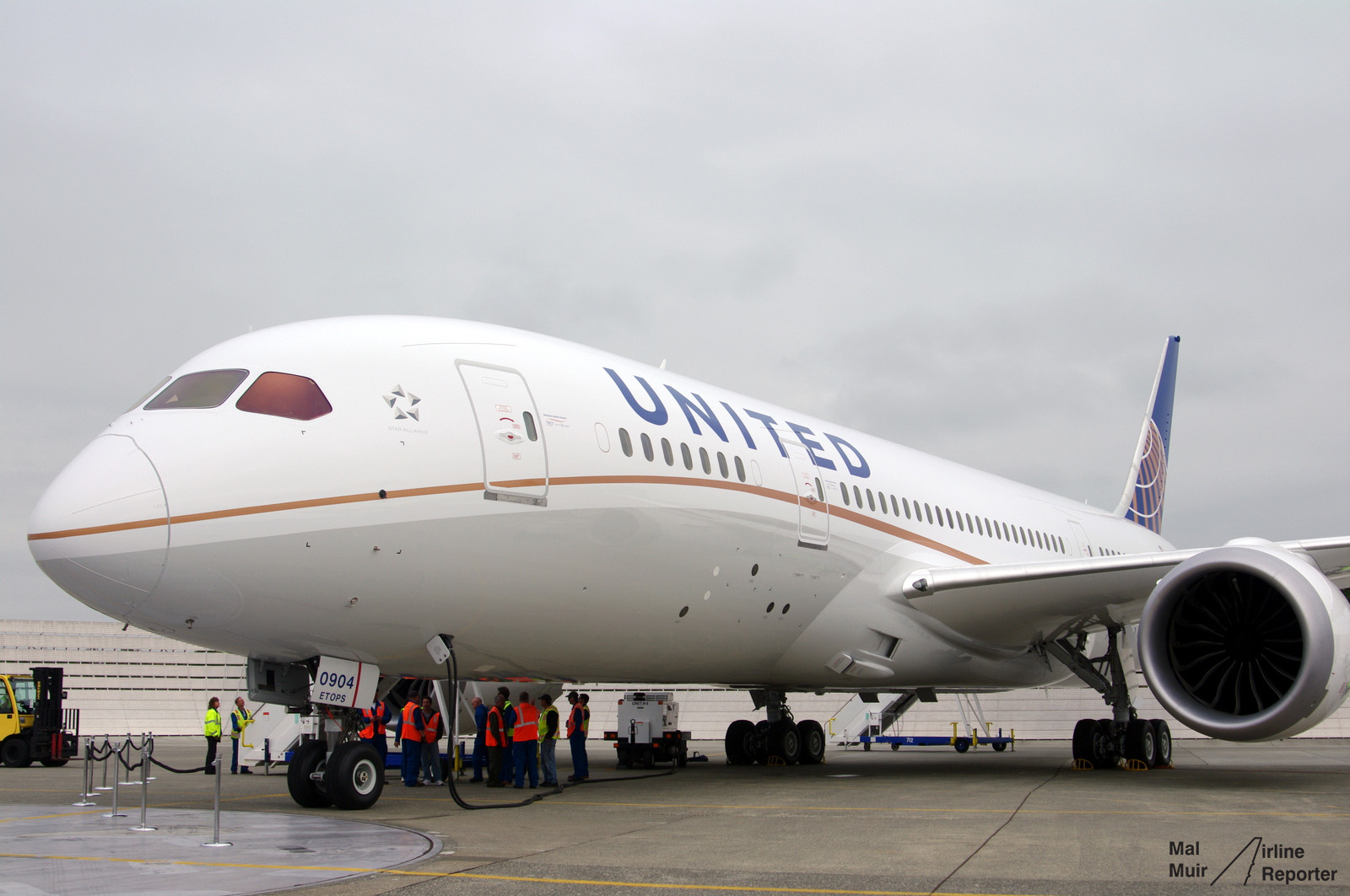 United Airlines Boeing 787 Launch : AirlineReporter