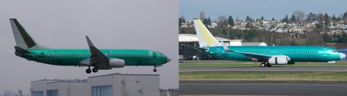 Is the 737-800 on the left set up for American Airlines new livery? The one of the right is an older 737-800. Left Image: Malcolm Muir. Right Image: Drewski2112.