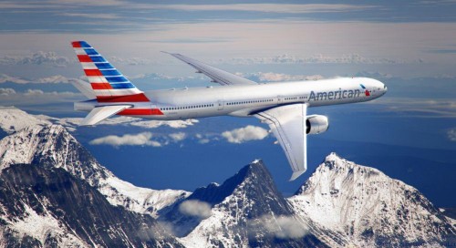 New American Airlines livery in flight. Image from American.