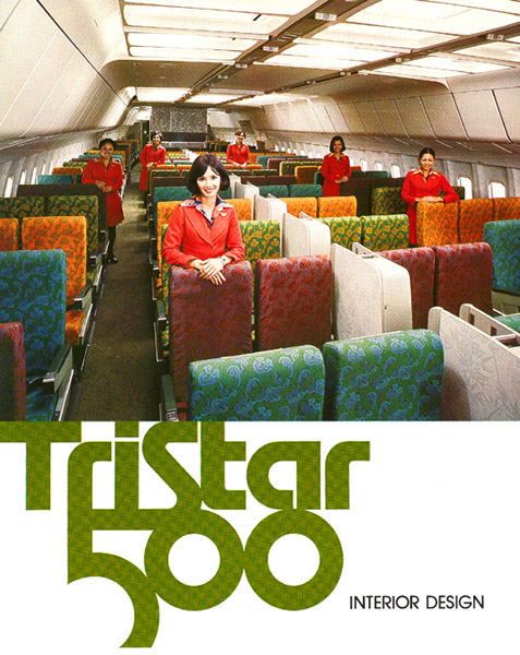 From the L1011 Sales Brochure, this shows a more cramped 2-4-3 layout for economy. Image from Chris Sloan / Airchive.com.