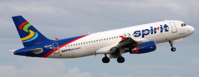 Spirit Airlines Airbus A320. 