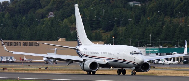 Boeing 737 BBJ. Photo by Jeremy Dwyer-Lindgren. 