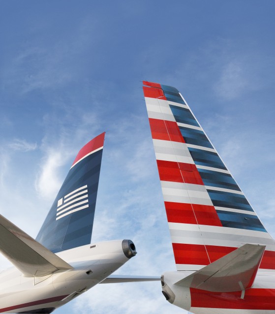The New Merging Couple, US Airways and the New American Airlines Liver - Image: American Airlines