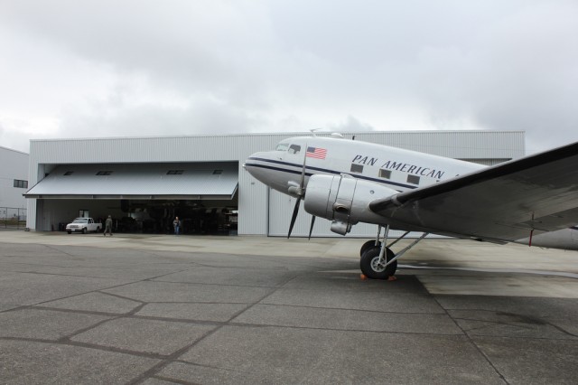 Restored Pan Am DC-3 at Historic Flight. Image by AirlineReporter.com.