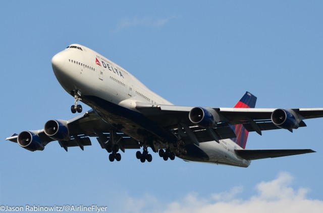 A Delta Airlines 747-400 - Photo: Jason Rabinowitz | AirlineReporter.com