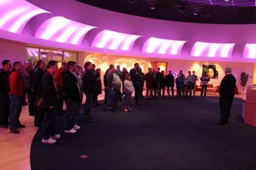 Our group got to check out the Dreamliner Gallery. Image by AirlineReporter.com.