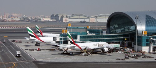 Emirates announces a new tier for the Skywards program. Photo taken at Dubai Airport yesterday by AirlineReporter.com.