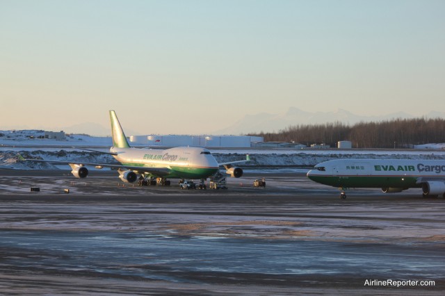 Eva Cargo Boeing 747-400F and MD-11F. 