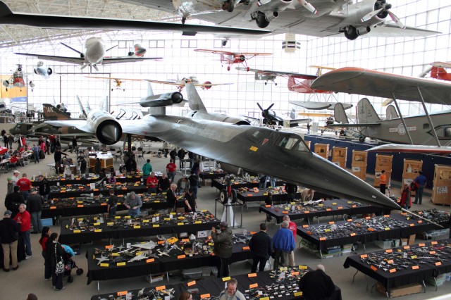 There was a model show going on at the Museum of Flight. 