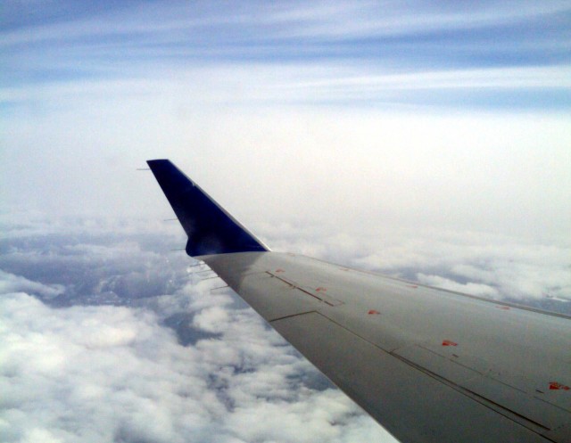 Flying on a CRJ 700 down to LAX to catch my flight to Hawaii. Photo by Maresa Gochanour