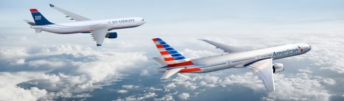 US Airways Airbus A330 and American Airlines Boeing 777. Image from American.
