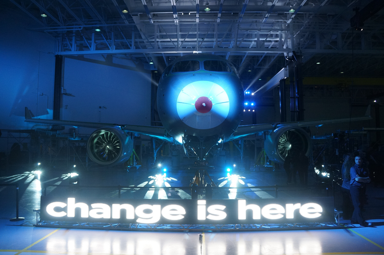 Change is there. The CSeries was unveiled this week. Photo by Chris Sloan / Airchive.com.