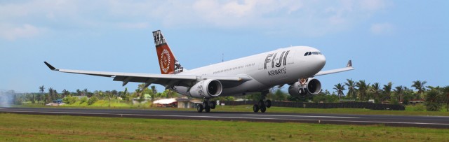 Fiji Airways first Airbus A330. Image from Fiji Airways. 