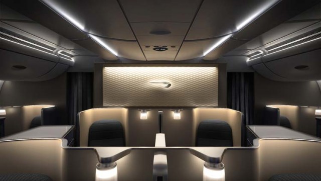 British Airways Airbus A380 First Class Cabin. Image from BA. 
