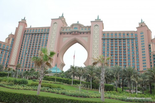 The Atlantis Hotel on the Palm Island.