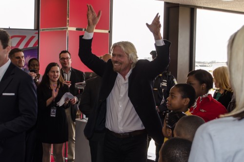 Richard Branson Says Hello