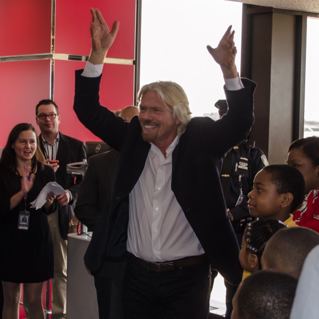 Richard Branson Says Hello