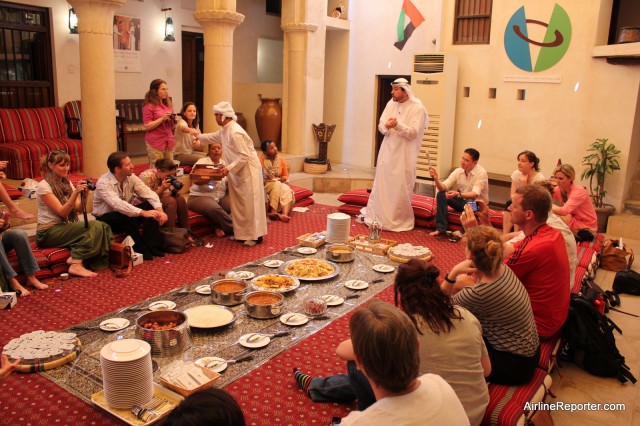 I got to go to the Sheikh Mohammed Centre for Cultural Understanding to learn more about the local culture. 