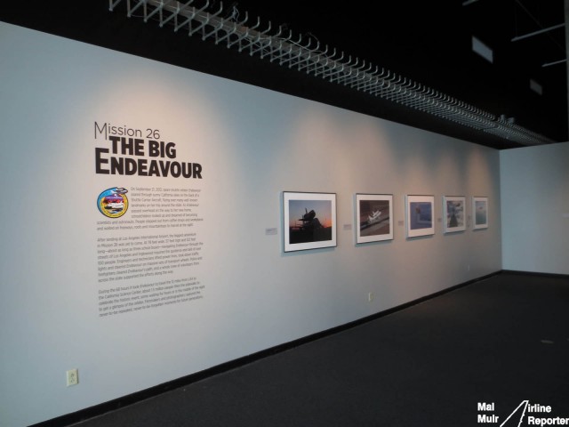 Misson 26 is a fantastic exhibition showing the people and places the shuttle went through on its journey across Los Angeles: Photo - Mal Muir | AirlineReporter.com