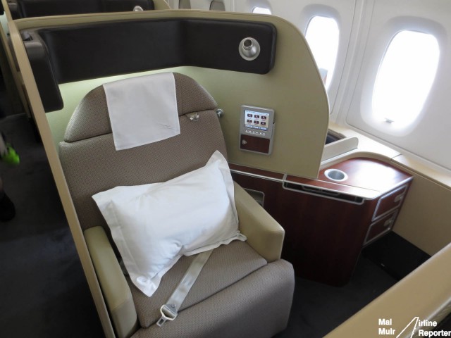 The Qantas A380 First Class "Suite" - Photo: Mal Muir - AirlineReporter.com