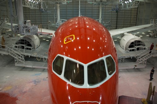 Wonder if anyone has called Norwegian's livery Rudolph.