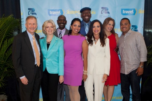 The cast of Airport 24/7: Miami at the premiere event. Photo from 2CMedia.