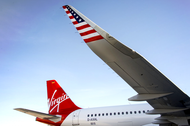 The First Virgin America A320 With Sharklets
