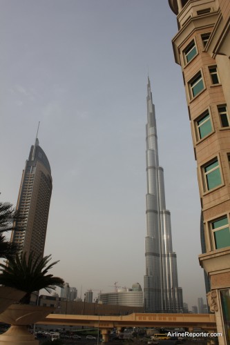From all angles, the world's tallest building, The Burj Khalifa, looks unreal.