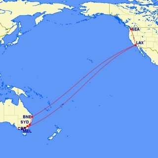 What a Crazy Mileage Run across the Pacific Looks Like on a Map