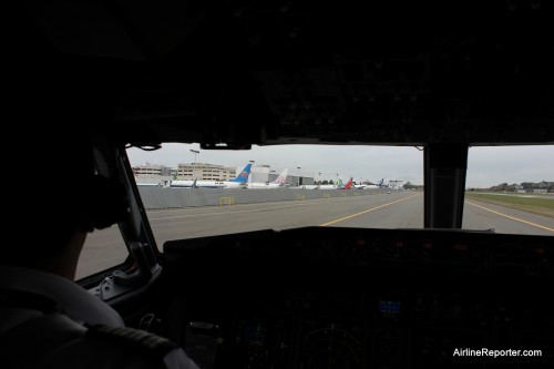 Brand new Boeing 737s parked at BFI.