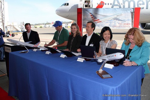 All the fun signing before getting onto the aircraft.