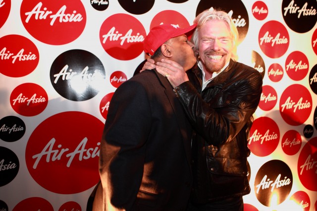 The Two Airline CEO's Tony Fernandes & Sir Richard Branson - Photo: Adam Lee, Air Asia
